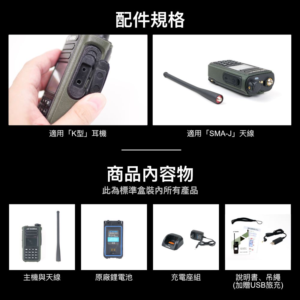 HORA-P-60VU介紹_耳機天線和產品內容物.jpg