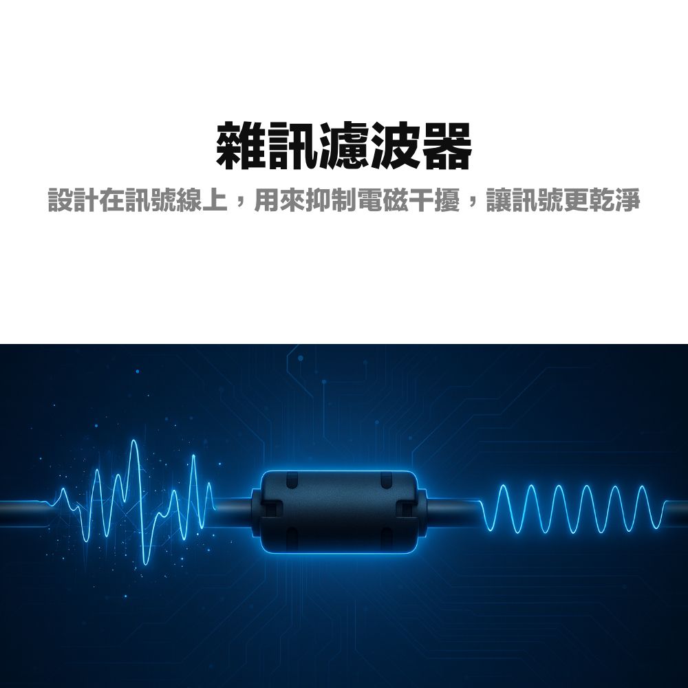M8668i麥克風延長線_Amazon_介紹_鐵氧體濾波器.jpg
